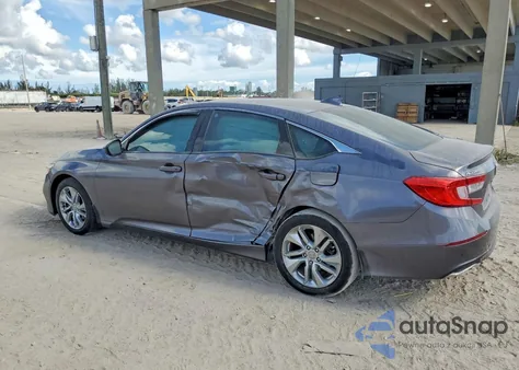 2019 Honda Accord Lx z USA, uszkodzony, nr VIN 1HGCV1F12KA077052